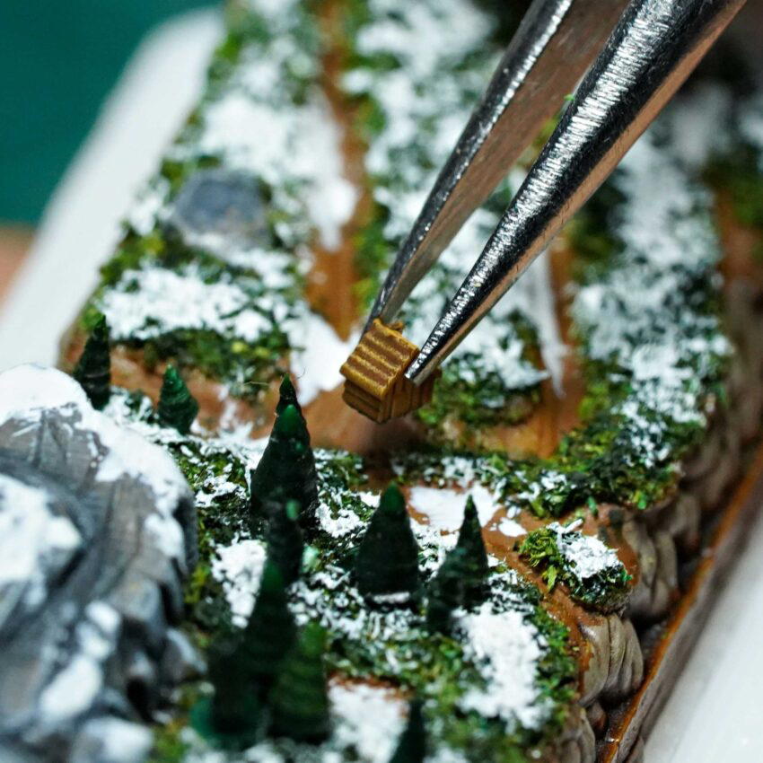 Born of Forest artisan keycaps