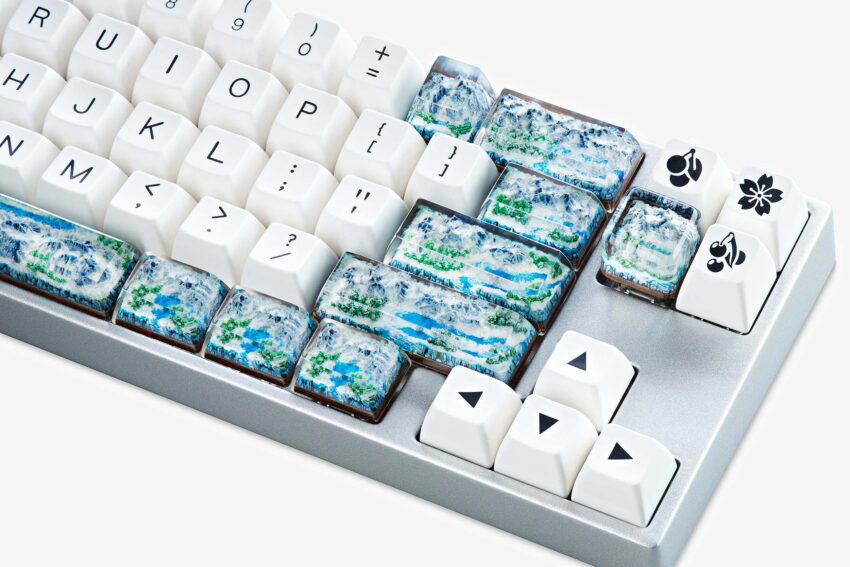 born of forest listens custom keycaps 0100