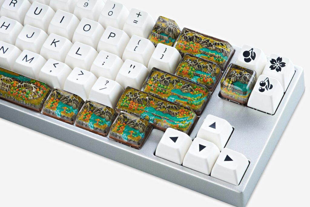 born of forest listens custom keycaps 0102