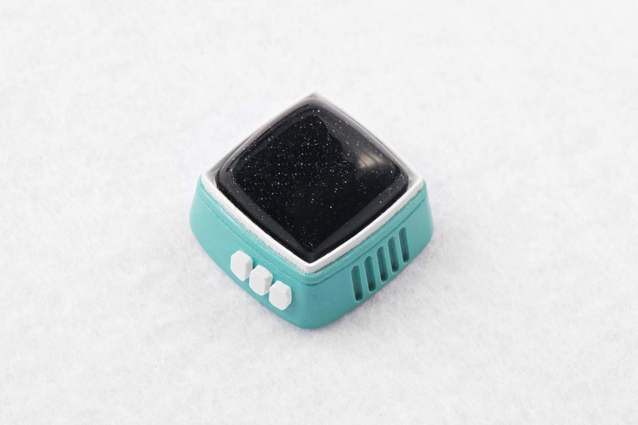 RetroTV series – Fly to the moon artisan keycap - Image 7