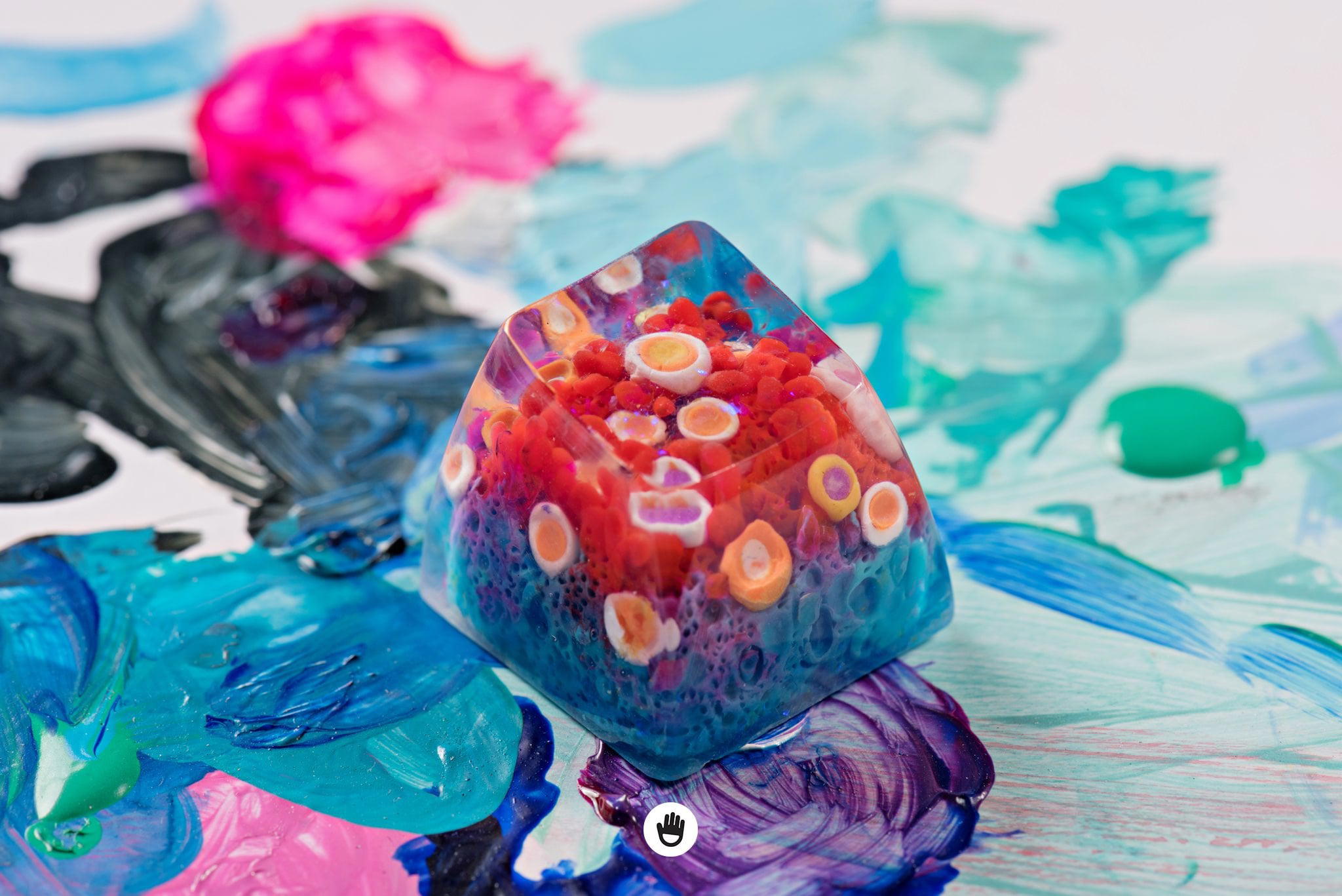 The Immense Ocean series - World of Coral artisan keycaps - Image 3