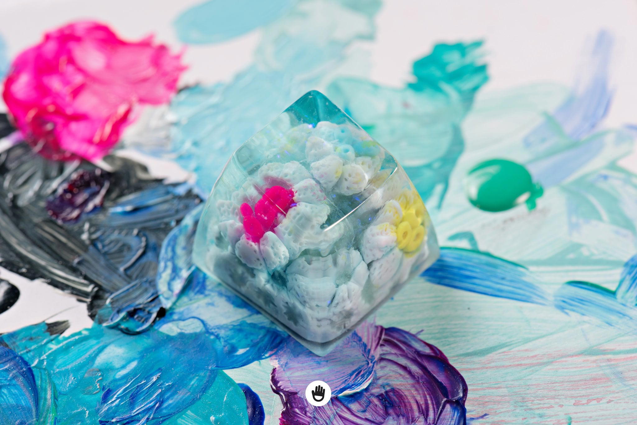 The Immense Ocean series - World of Coral artisan keycaps - Image 4