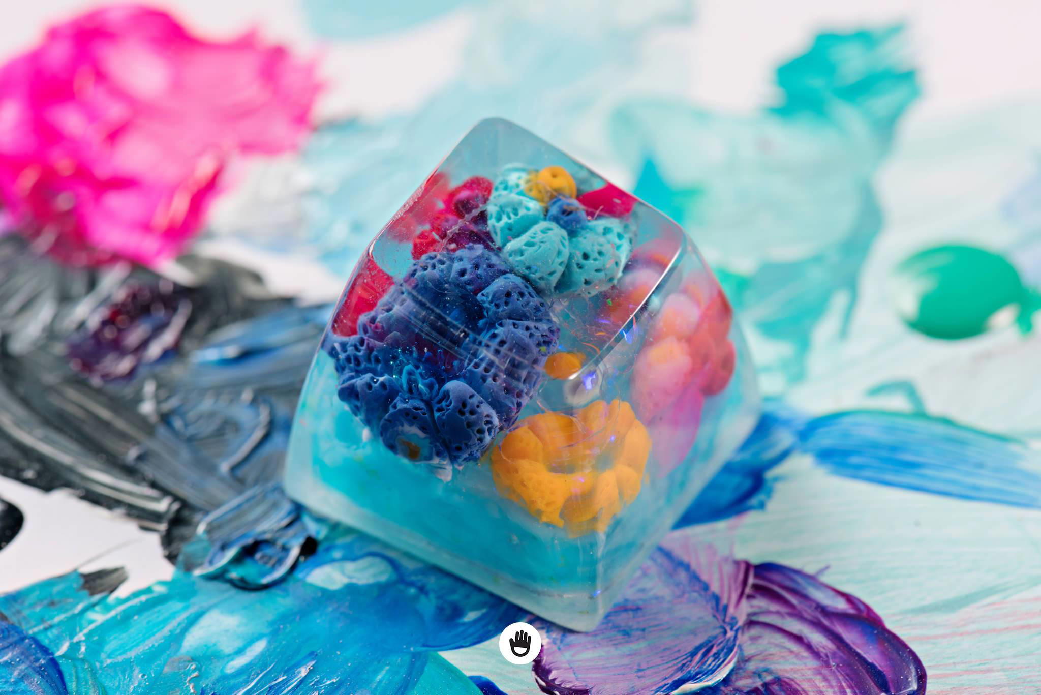 The Immense Ocean series - World of Coral artisan keycaps - Image 5