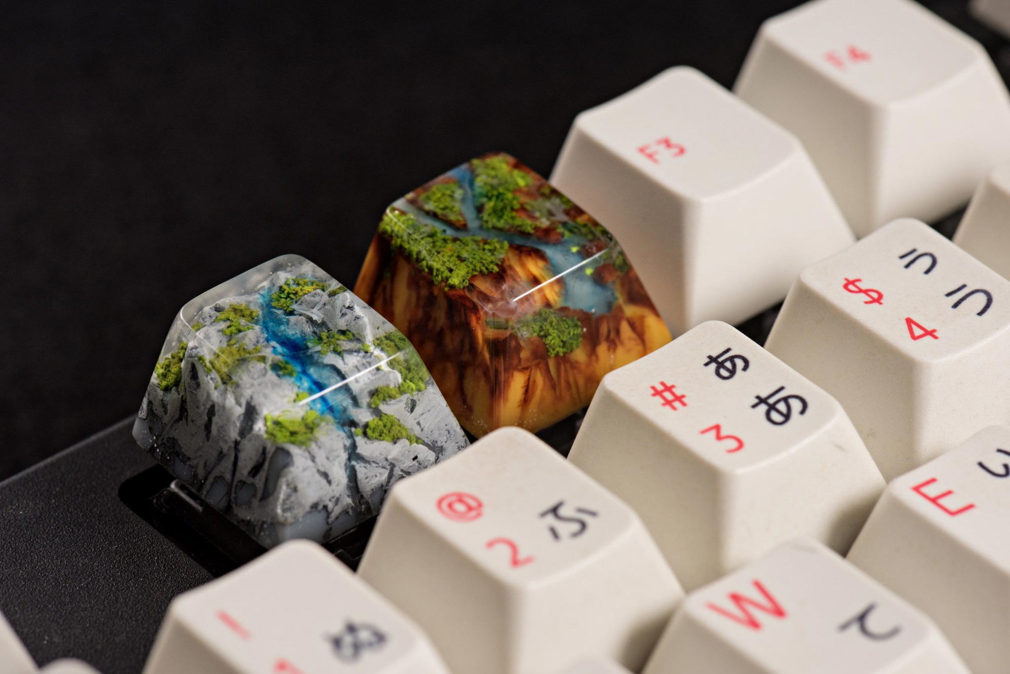 Shangri La Flows artisan keycap series