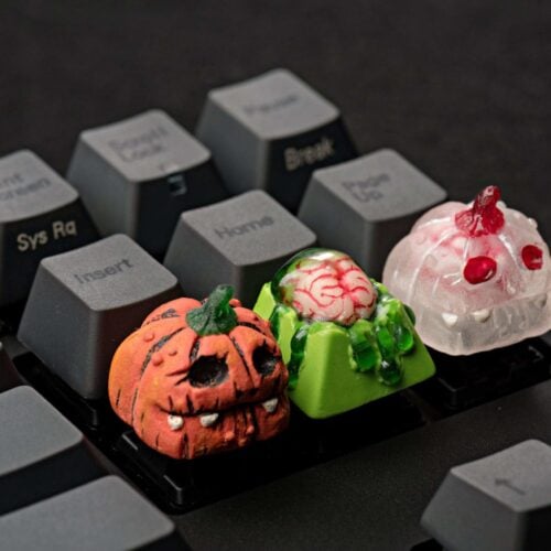 Halloween Token artisan keycaps