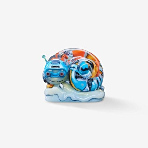 cyborg snail custom keycaps 065