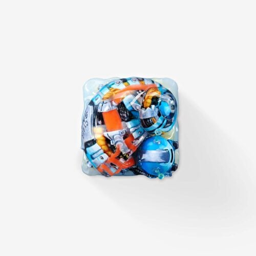 cyborg snail custom keycaps 067