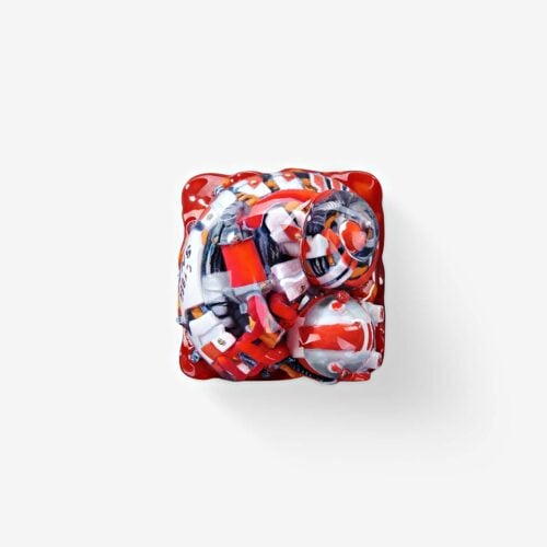 cyborg snail custom keycaps 082