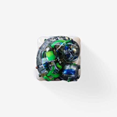 cyborg snail custom keycaps 087