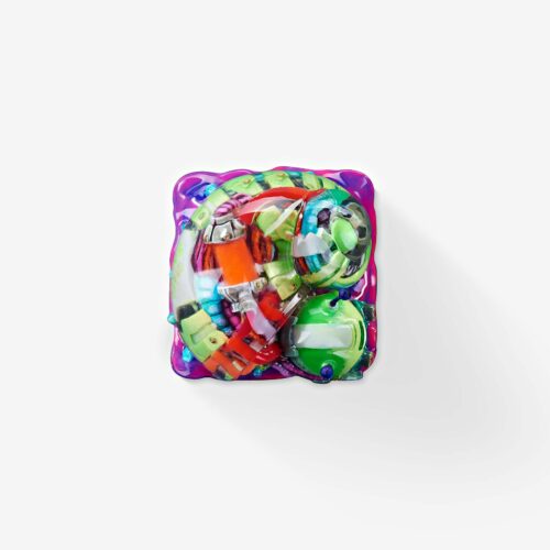 cyborg snail custom keycaps 092