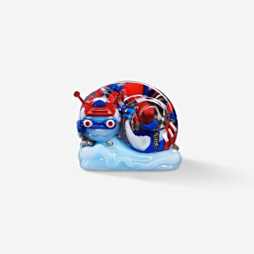 cyborg snail custom keycaps 095