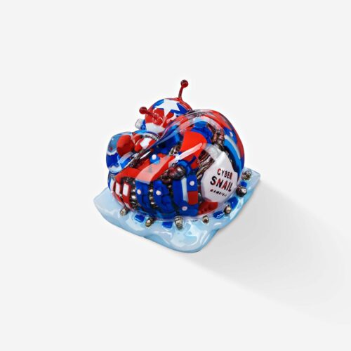 cyborg snail custom keycaps 096