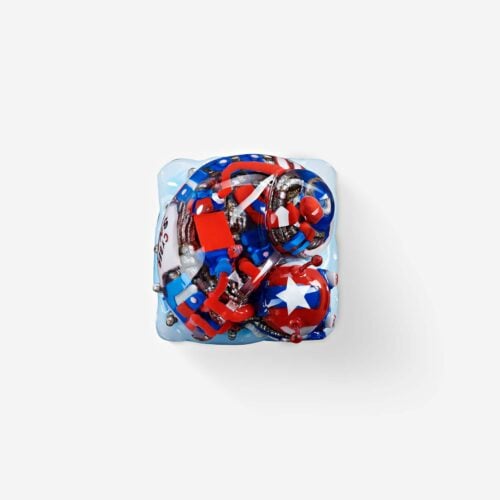 cyborg snail custom keycaps 097