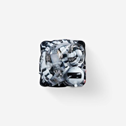 cyborg snail custom keycaps 102