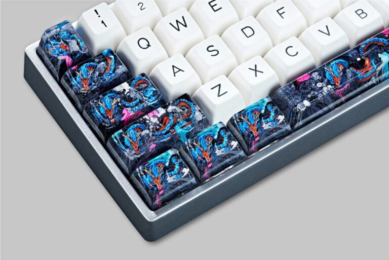 dragon artisan keycaps 136