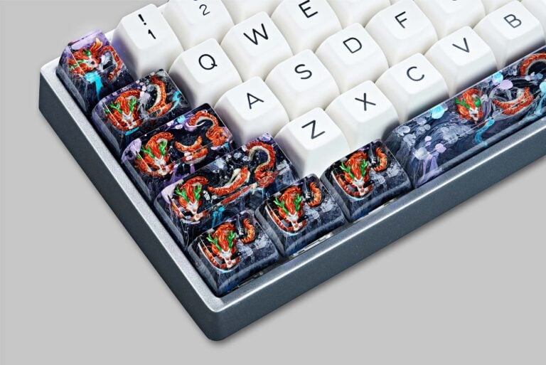 dragon artisan keycaps 139