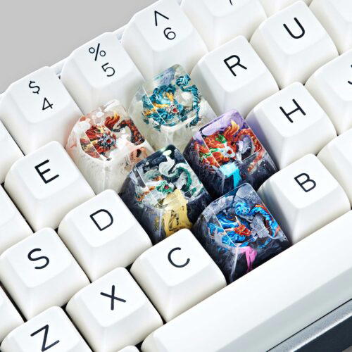 dragon artisan keycaps 152