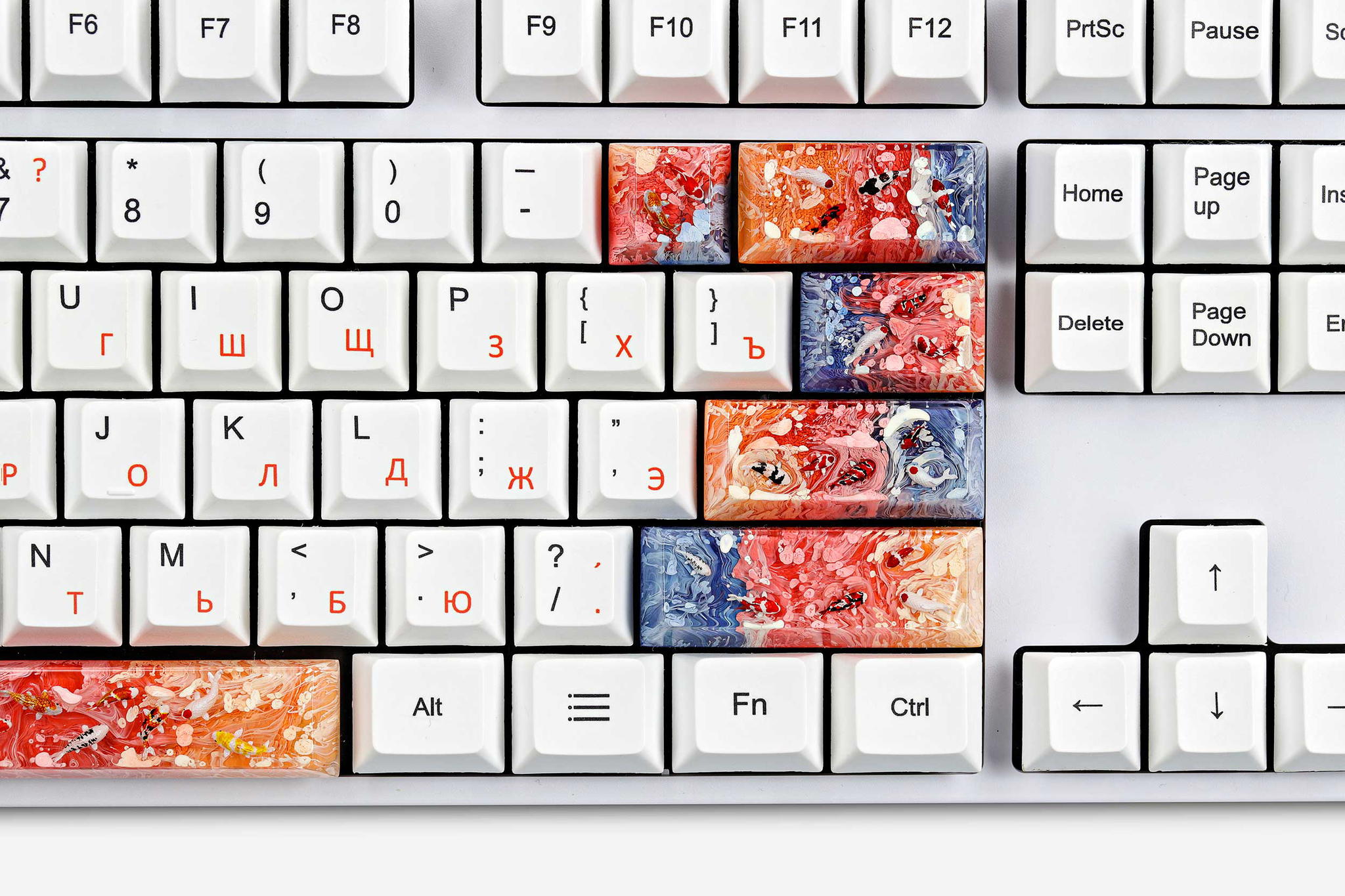 Koi Fish Custom Keycaps (12)