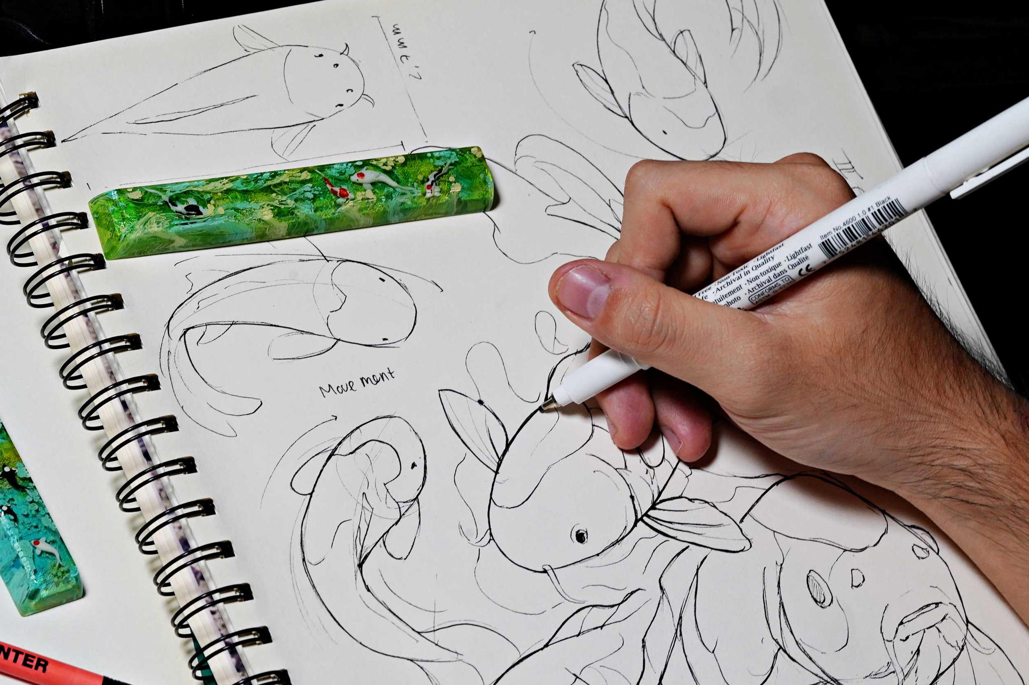 Koi Fish Custom Keycaps (178)